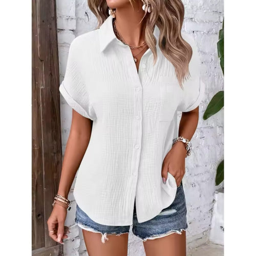 Blusa Casual de Algodón