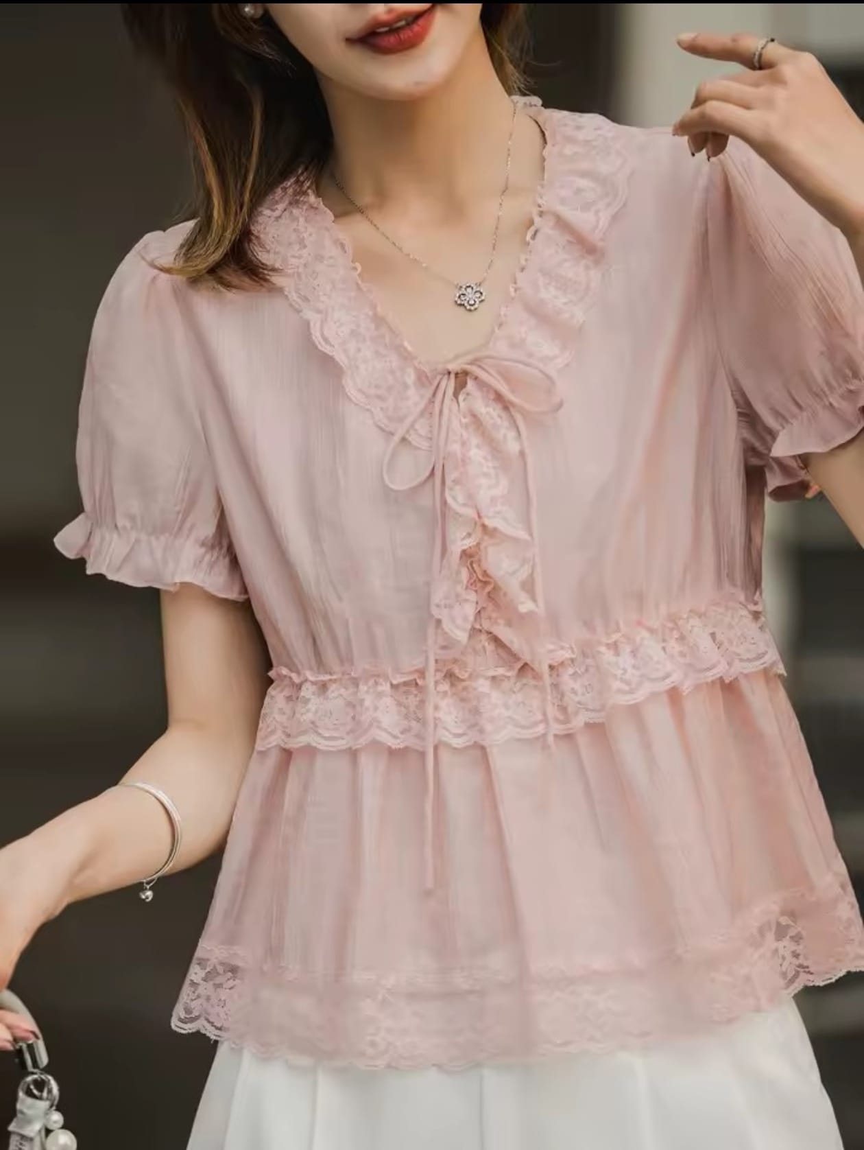 Blusa de Chifón de Lyocell
