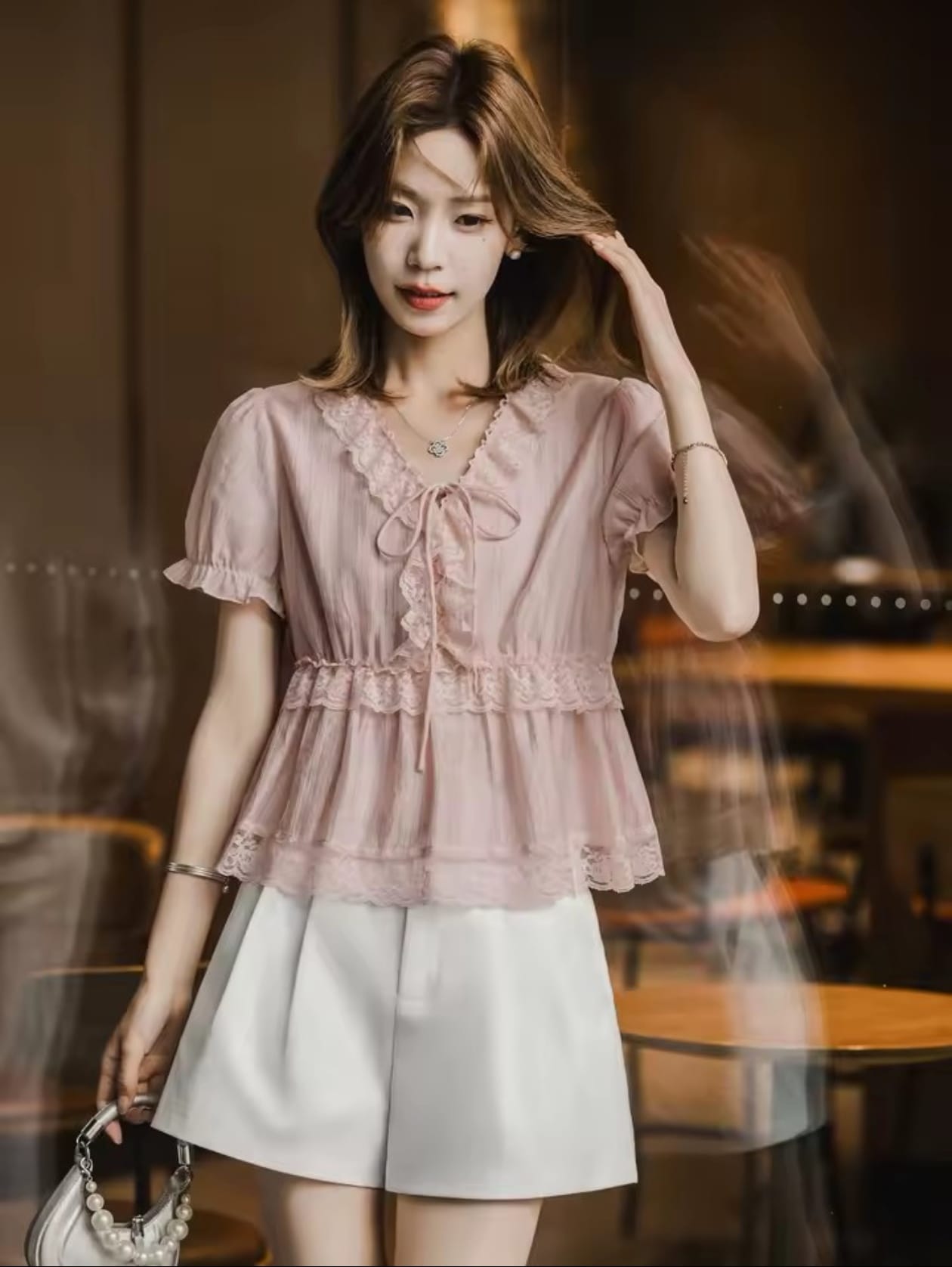 Blusa de Chifón de Lyocell