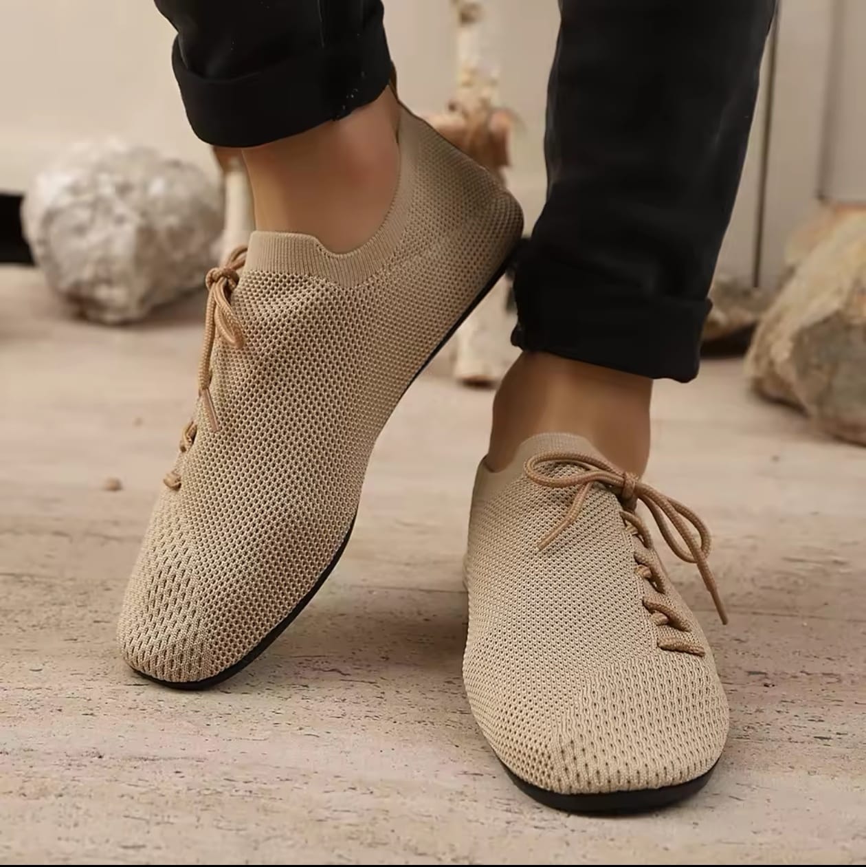 Mocasines de malla transpirable