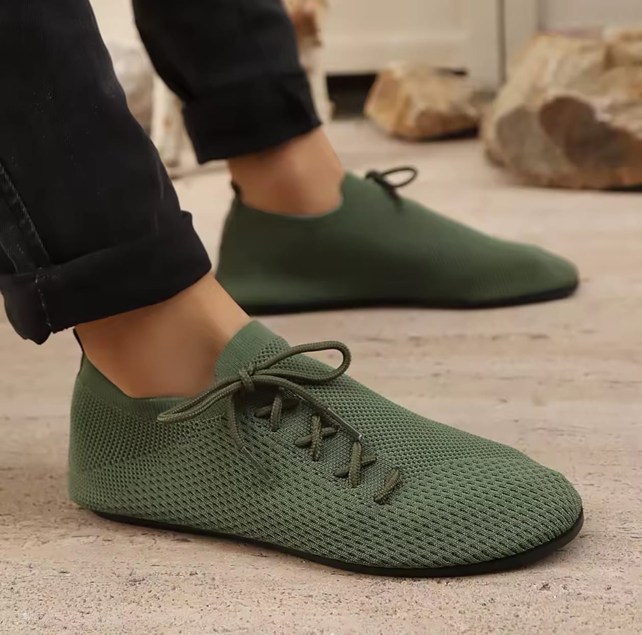 Mocasines de malla transpirable