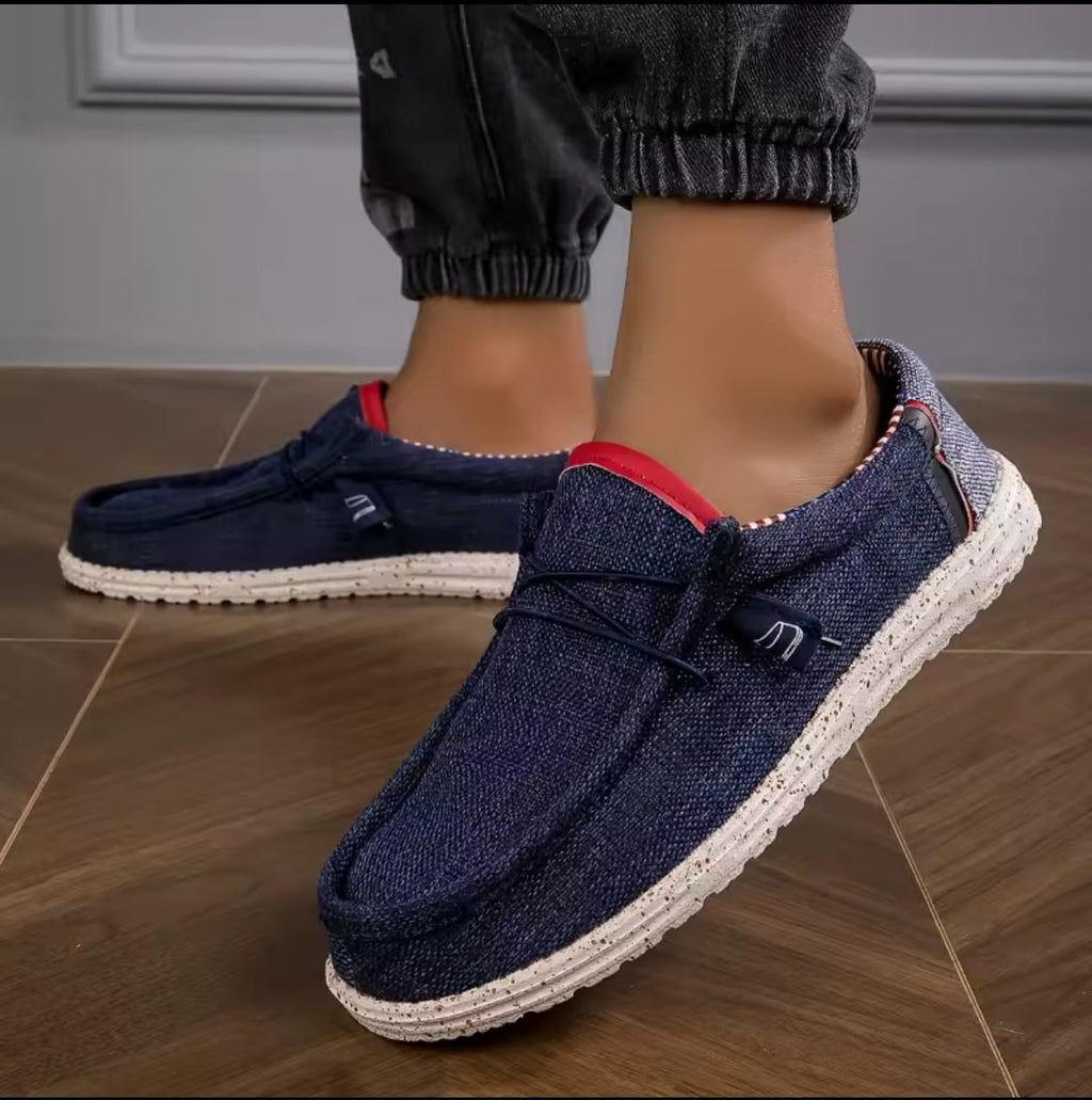 Zapatos de hombre Mocasines de lona