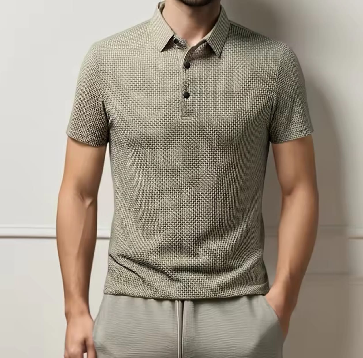 Nueva Camisa Polo de Manga Corta