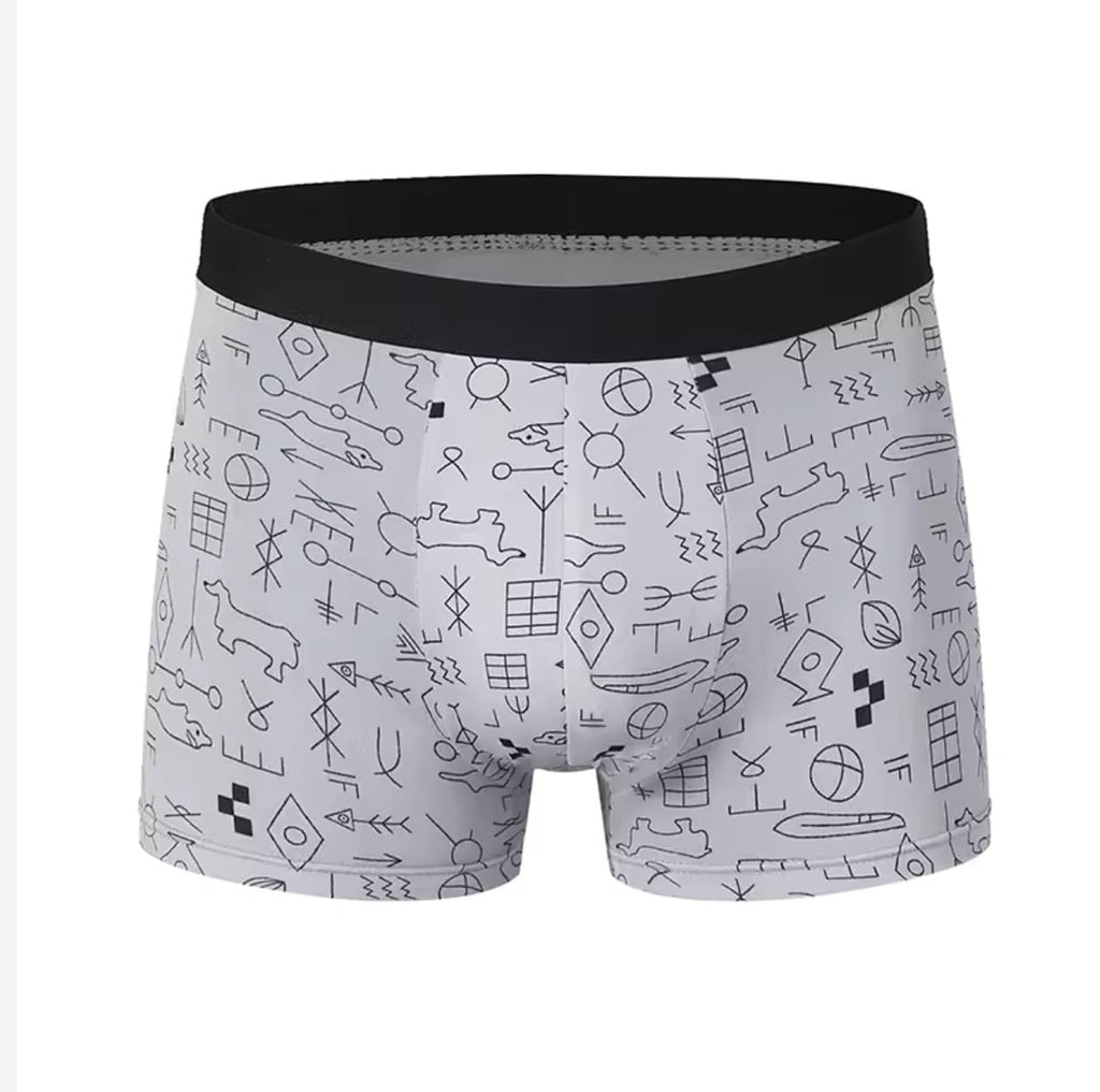 Conjunto de 4/10 piezas de calzoncillos Boxer estampados