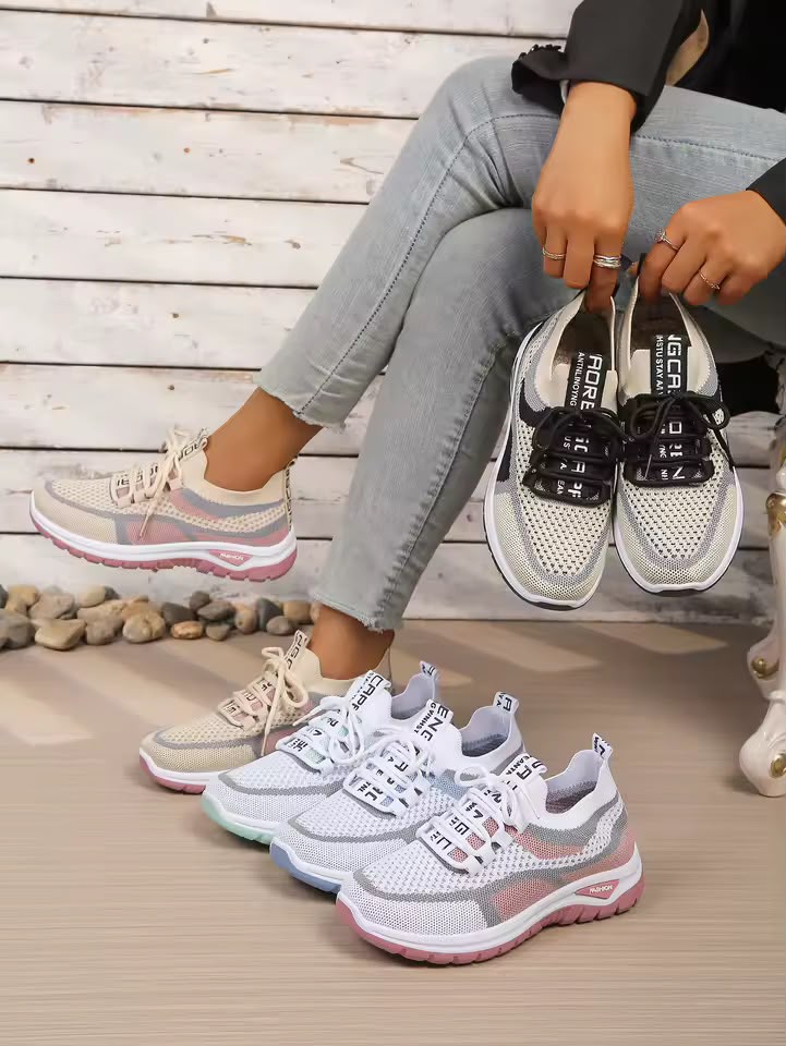 zapatos de malla