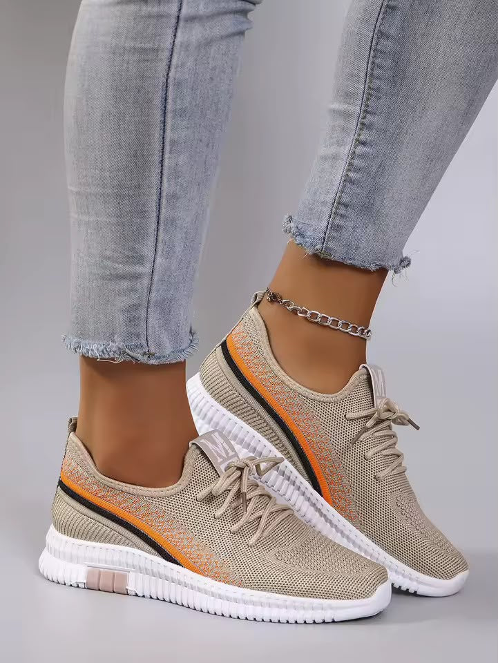 Zapatos planos de malla