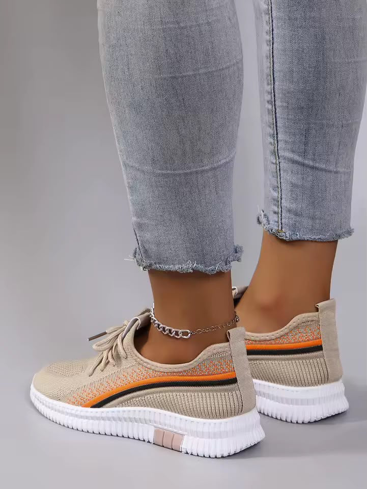 Zapatos planos de malla