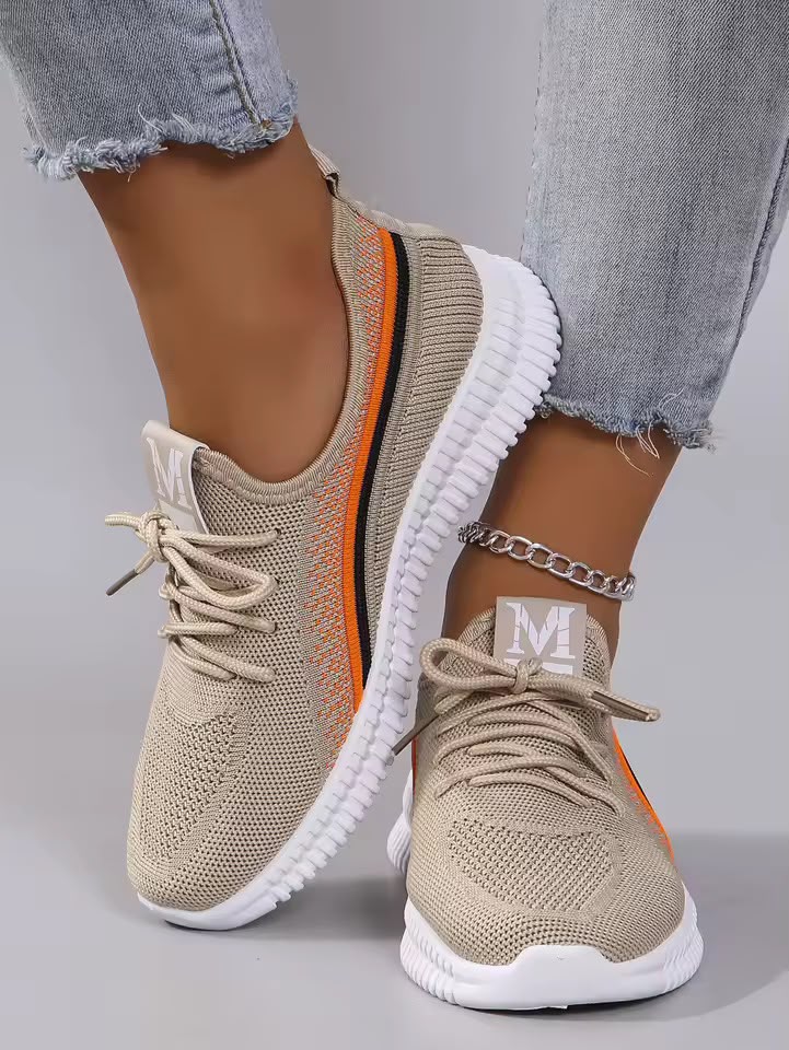 Zapatos planos de malla