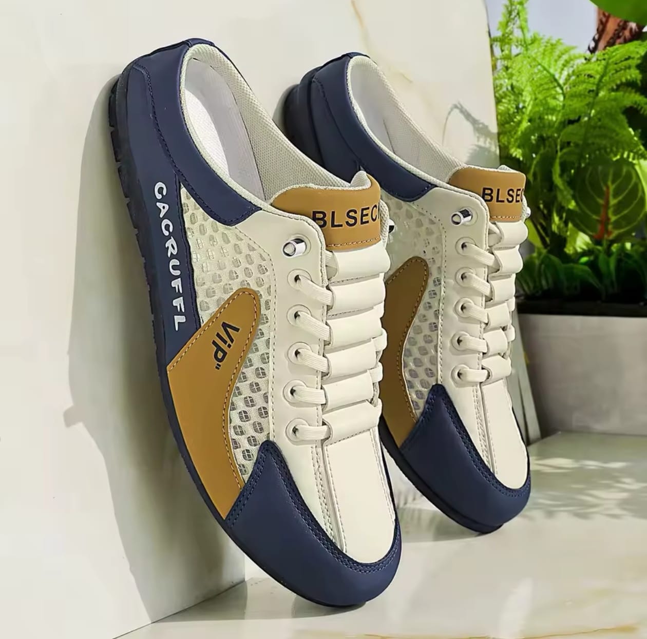 Nuevos zapatillas informales para hombre: medias zapatillas duraderas, cómodas, transpirables y con estilo.