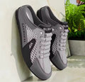 Nuevos zapatillas informales para hombre: medias zapatillas duraderas, cómodas, transpirables y con estilo.