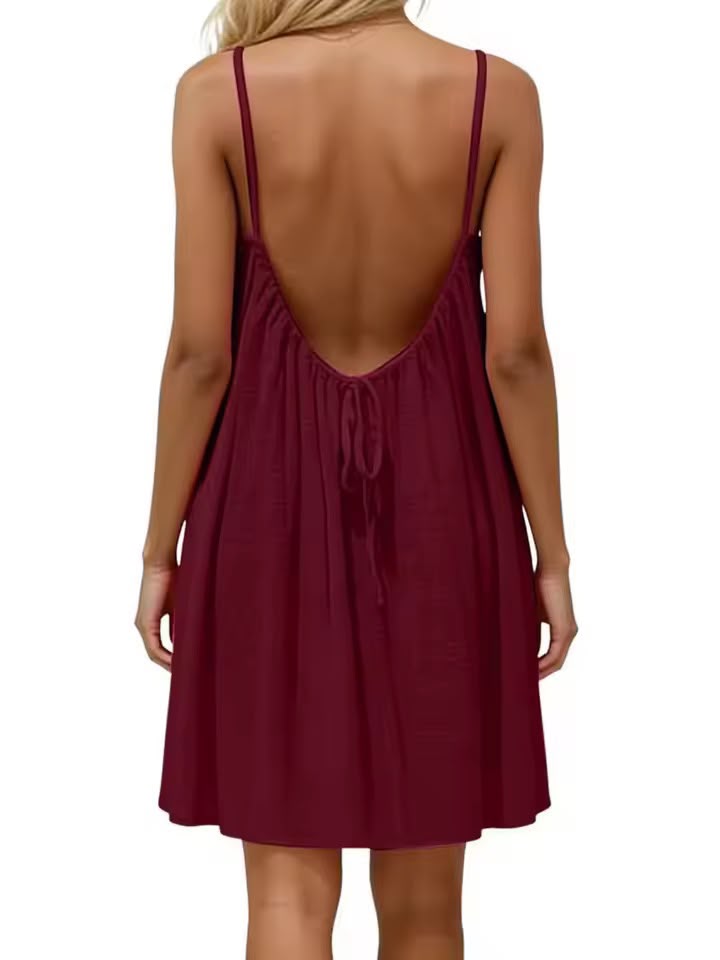 Vestido Holgado de Color