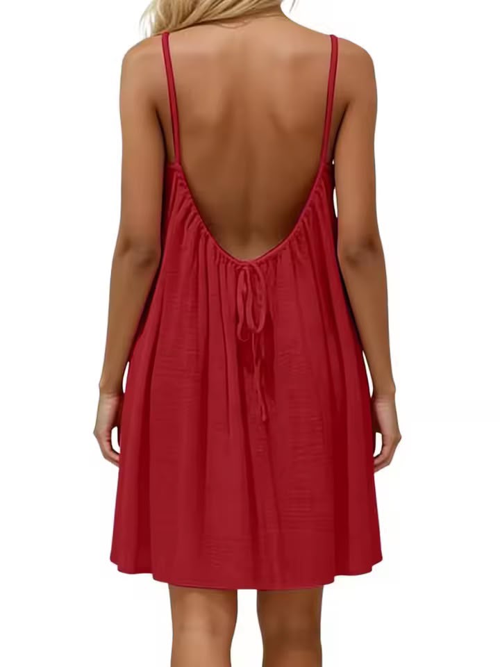 Vestido Holgado de Color