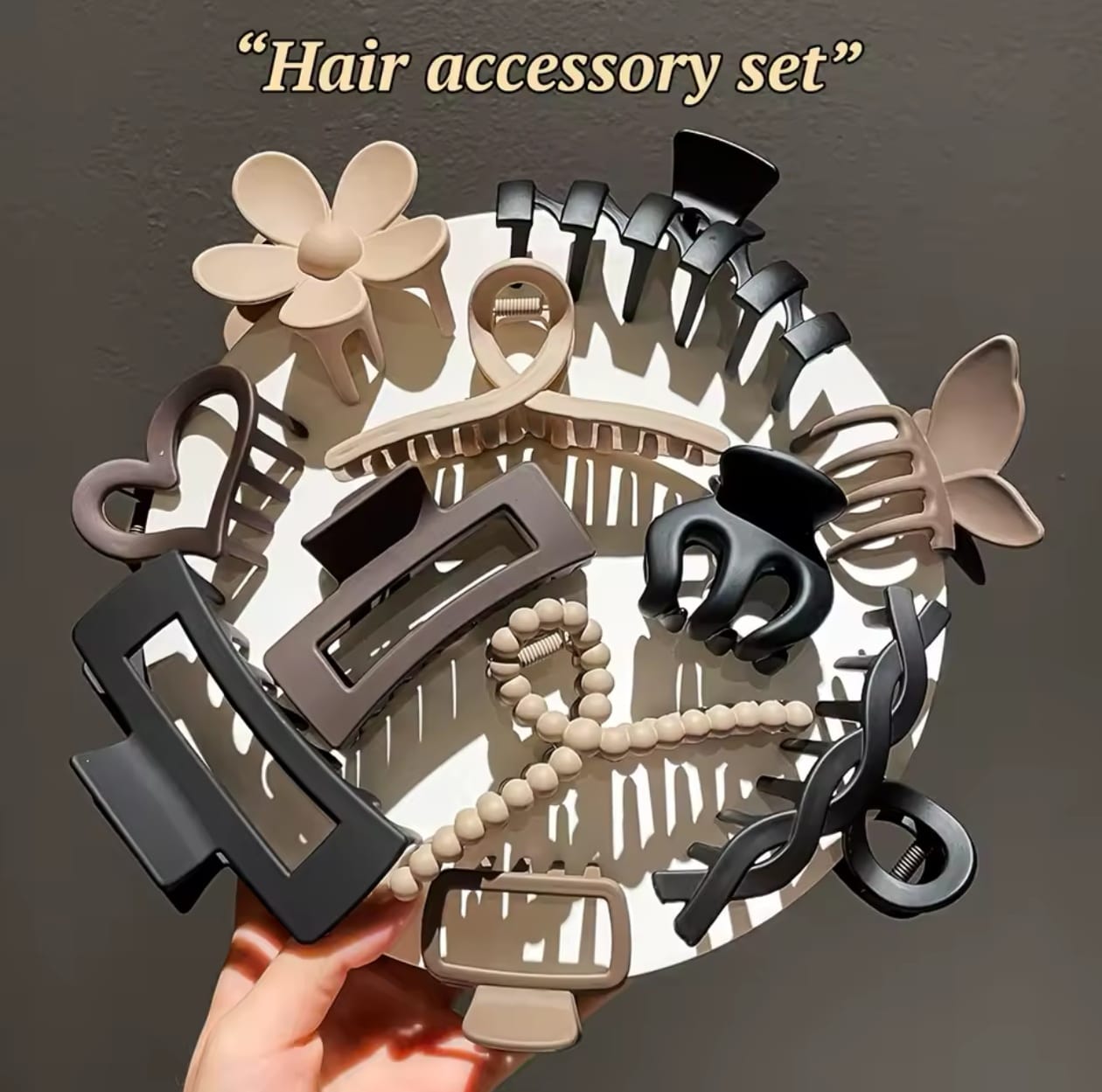 Set de 11 Pinzas para el Cabello