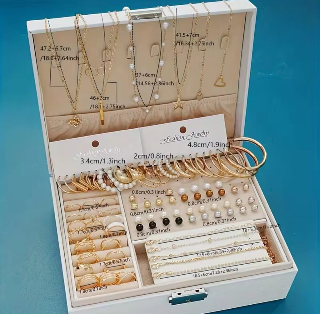 Juego de 86 piezas de joyería